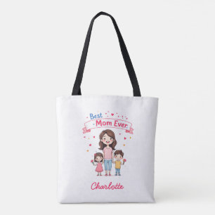 Tote Bag Meilleure maman jamais   Sentimental Personnalisé 