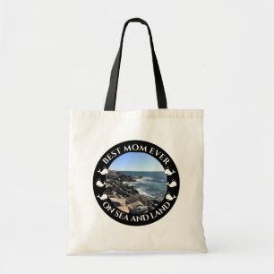 Tote Bag Meilleure maman Océan Atlantique Vagues de la mer