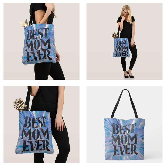 Tote Bag Meilleure maman toujours à la mode (Best Mom Ever Trendy Tote Bag)