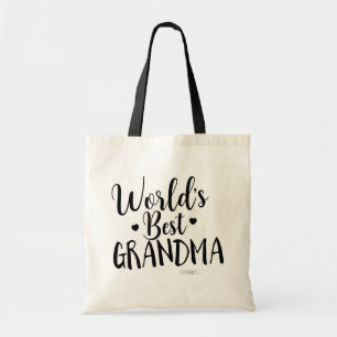 Tote Bag MEILLEURE MÈME GRAND-MÈRE DU MONDE Nom personnalis