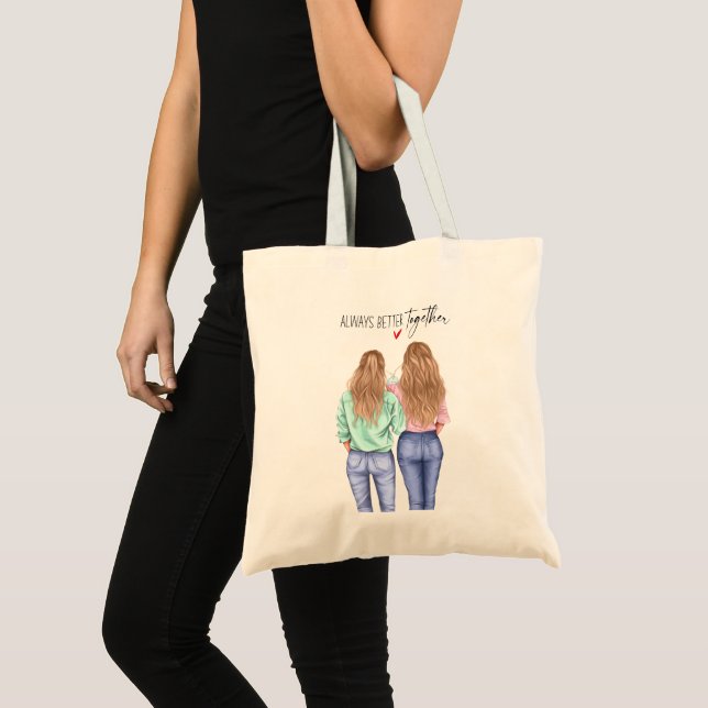 Tote Bag Meilleurs amis (Devant (produit))