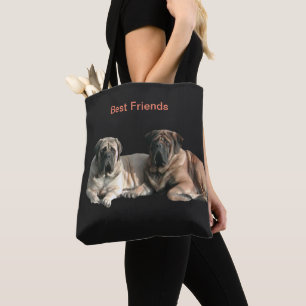 Tote Bag Meilleurs amis des Mastiffs