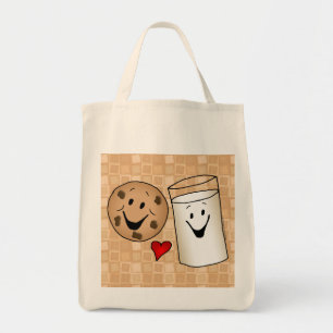 Tote Bag Meilleurs amis, épicerie Fourre-tout de lait