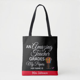Tote Bag Meilleurs cadeaux d'enseignants, enseignants perso