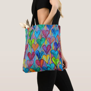 Tote Bag Mélange bleu Motif amusant