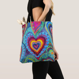 Tote Bag Mélange bleu Motif amusant