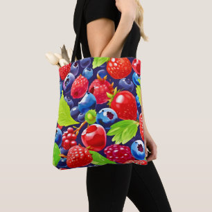 Tote Bag Mélange de baies d'été