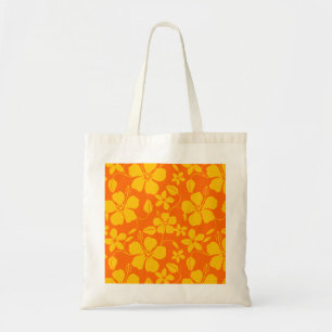 TOTE BAG MÉLANGE ORANGE HULA HAWAIEN (HIBISCUS)