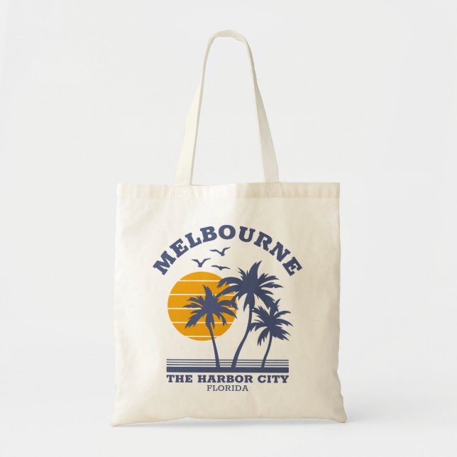 Tote Bag Melbourne Floride The Harbour City (Devant)