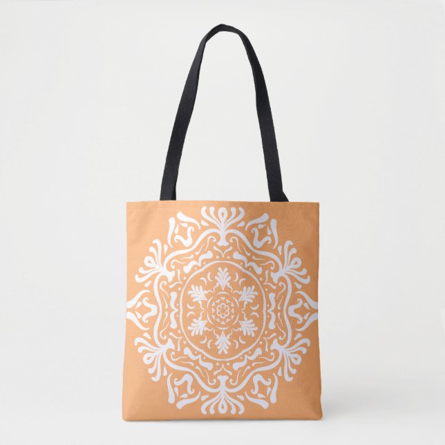 Tote Bag Melon Mandala (Devant)