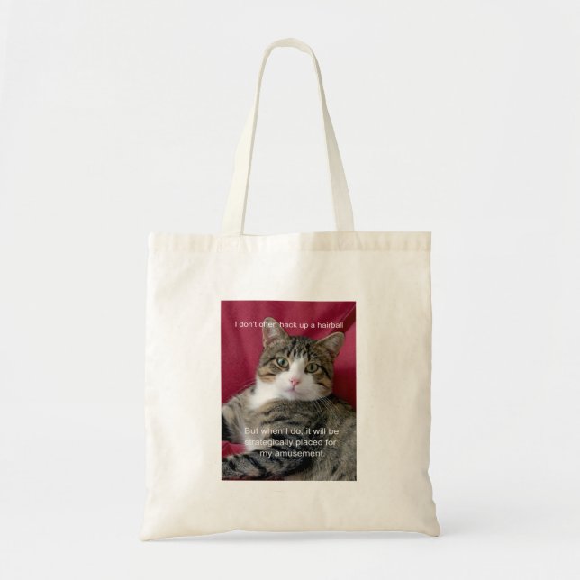 Tote Bag Mème de chat (Devant)