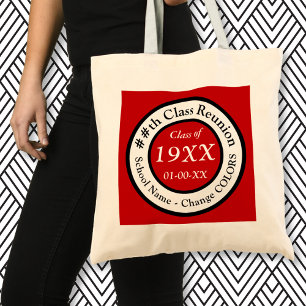 Tote Bag Mementos de réunion de classe personnalisés, Réuni