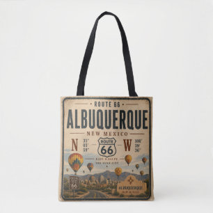 Tote Bag Mémoire des coordonnées de la route rétro du Sud-O