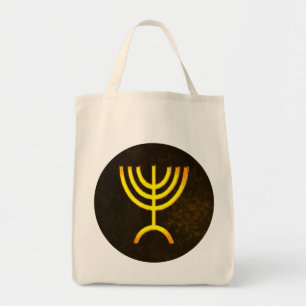 Tote Bag Menorah Flame