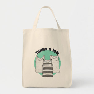 Tote Bag Merci beaucoup ! T-shirt drôle de réservoir merci