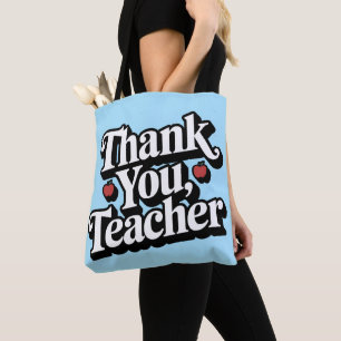 Tote Bag Merci d'appréciation de l'enseignant