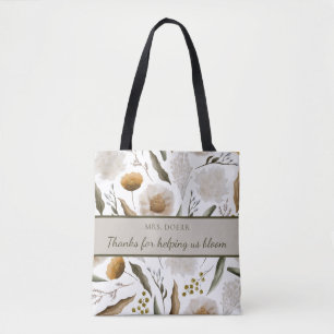 Tote Bag Merci De Nous Aider À Bloom Fourre-tout
