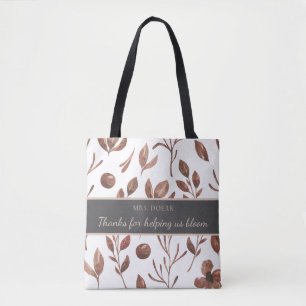 Tote Bag Merci De Nous Aider Bloom Teacher Fourre-tout
