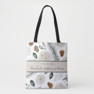 Tote Bag Merci De Nous Aider Bloom Teacher Fourre-tout