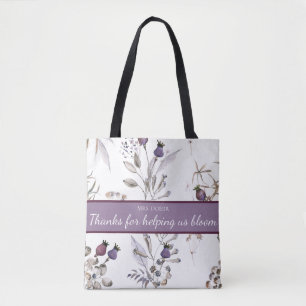 Tote Bag Merci De Nous Aider Bloom Teacher Fourre-tout