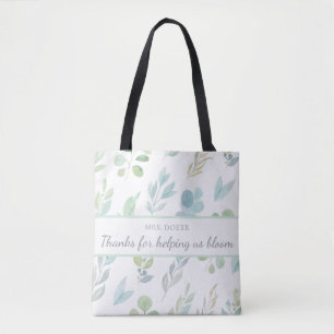 Tote Bag Merci De Nous Aider Bloom Teacher Fourre-tout