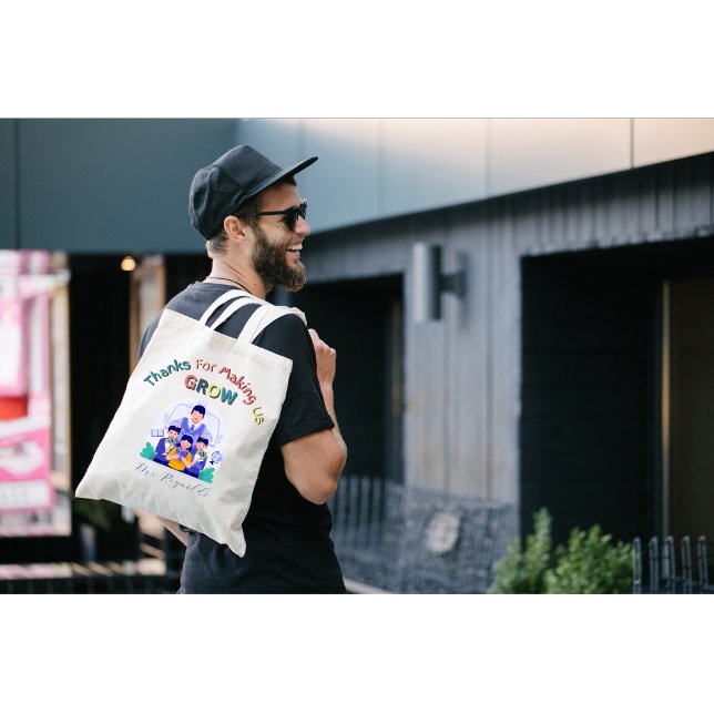 Tote Bag Merci De Nous Faire Croître Appréciation De L'Ense (Créateur téléchargé)