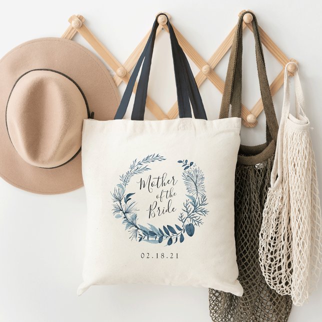 Tote Bag Mère azur sauvage de la mariée (Créateur téléchargé)