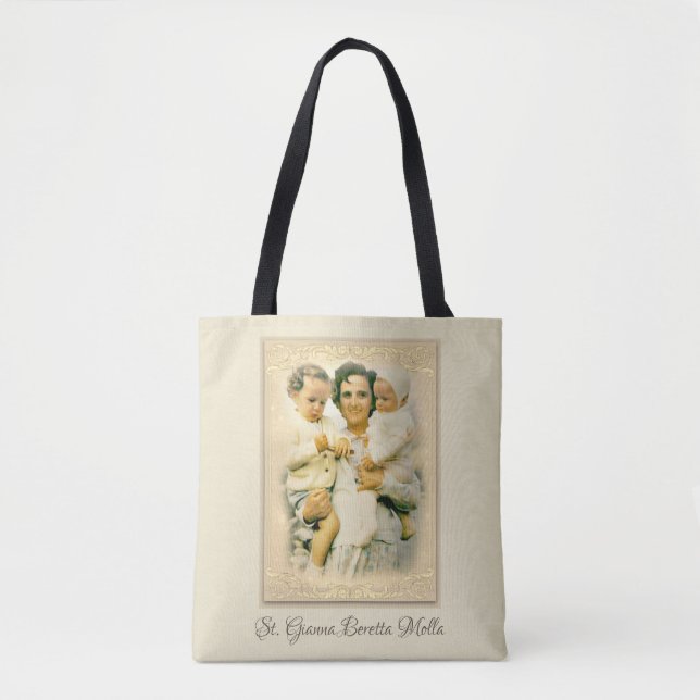 Tote Bag Mère de catholique de St Gianna Beretta Molla (Devant)