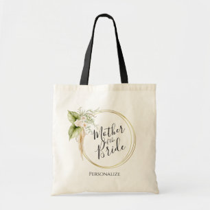 Tote Bag Mère de la mariée - Aquarelle Florale 