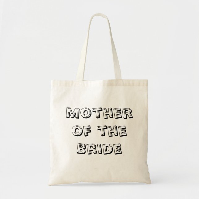 Tote Bag Mère de la mariée | MARIAGE (Devant)