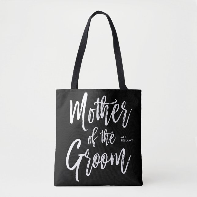 Tote Bag Mère du mariage fait sur commande de style de (Devant)