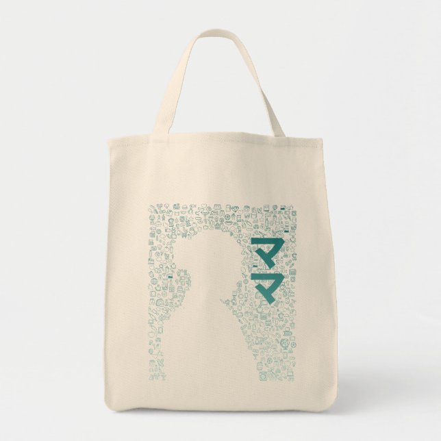 Tote Bag Mère en caractères japonais (Katakana)Sac fourre-t (Devant)