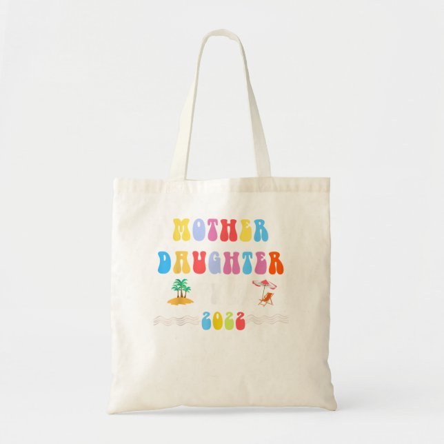 Tote Bag Mère Fille Week-end 2022 Filles de vacances famili (Devant)