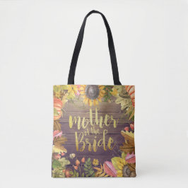 Tote Bag Mère mariage de la mariée Automne Maple Citrouille