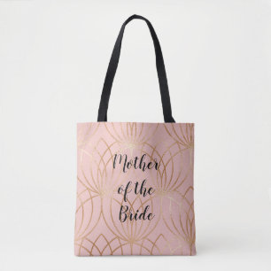 Tote Bag Mère rose d'or et de Blush de la Bride Fourre-tout