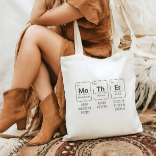 Tote Bag Mère Tableau périodique Éléments de chimie Moderne