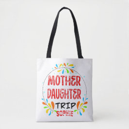 Tote Bag Mère Voyage Fille, Femme De Famille Getaway