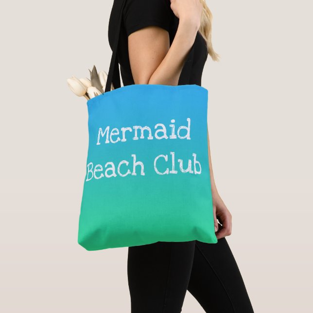 Tote Bag Mermaid Beach Club (De près)