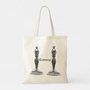 Tote Bag Mermaid Holding Star Thunder_Cove