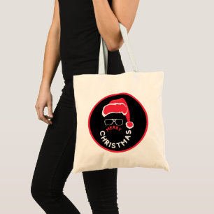 Tote Bag Merry & Bright, Joyeux Noël, Cadeau de Noël