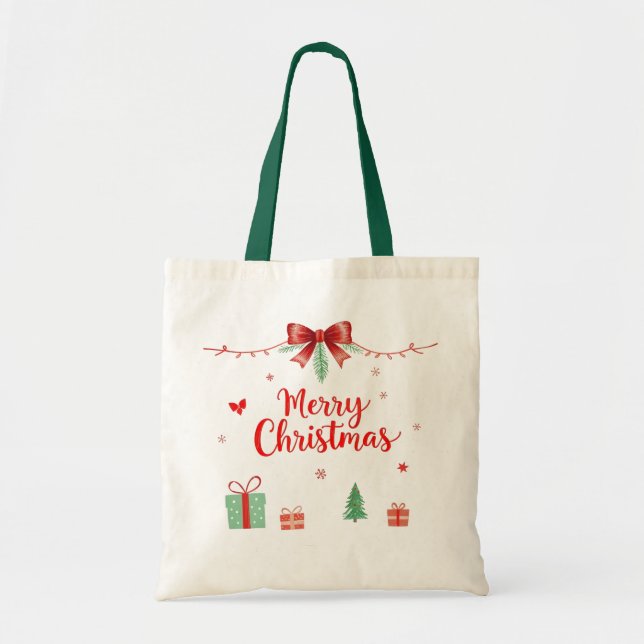 Tote Bag Merry Christmas (Devant)