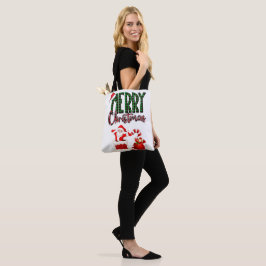 Tote Bag Merry Christmas by Santa - Tote