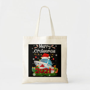Tote Bag Merry Cruisemas Cruisemas Bateau De Croisière Noël