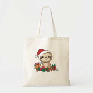 Tote Bag Merry Slothmas Funny Sloth For Christmas Adult Clo