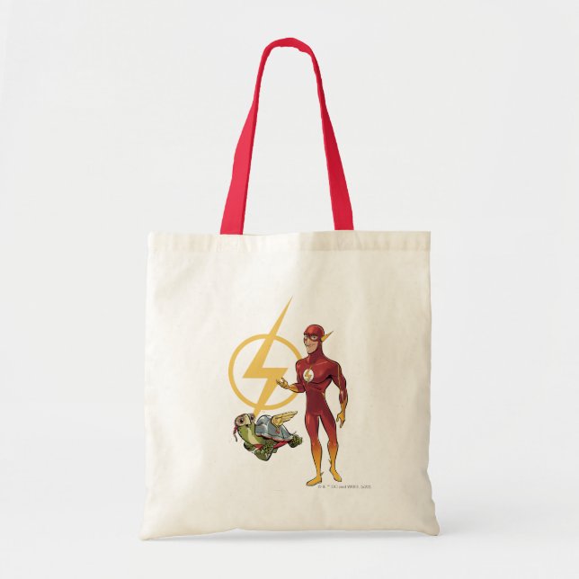 Tote Bag Merton et le Flash (Devant)