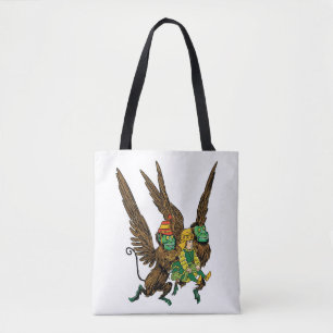 Tote Bag Merveilleux Magicien d'Oz, Dorothy, Mauvais Singes