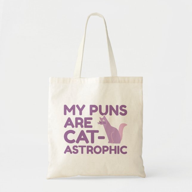 Tote Bag Mes Puns Sont Catastrophiques (Devant)