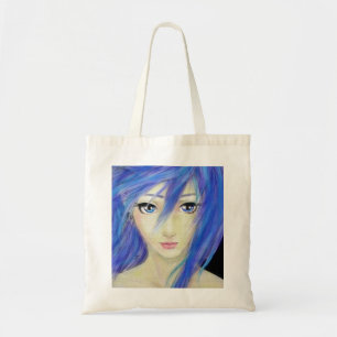 Tote Bag Message aux yeux bleus