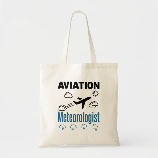 Tote Bag Météorologue aéronautique (Devant)
