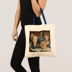 Tote Bag Métiers commerciaux, patriotisme patriotique vinta